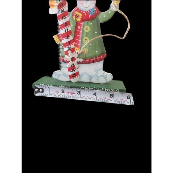 Vintage Cobble Creek Snowman Countdown Calendar - Picture 4 of 6